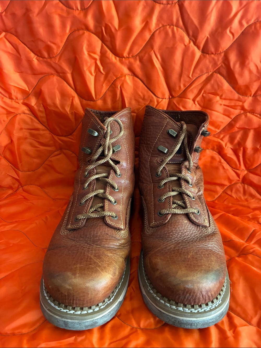 Pre-owned Georgia AMP LT waterproof work boots